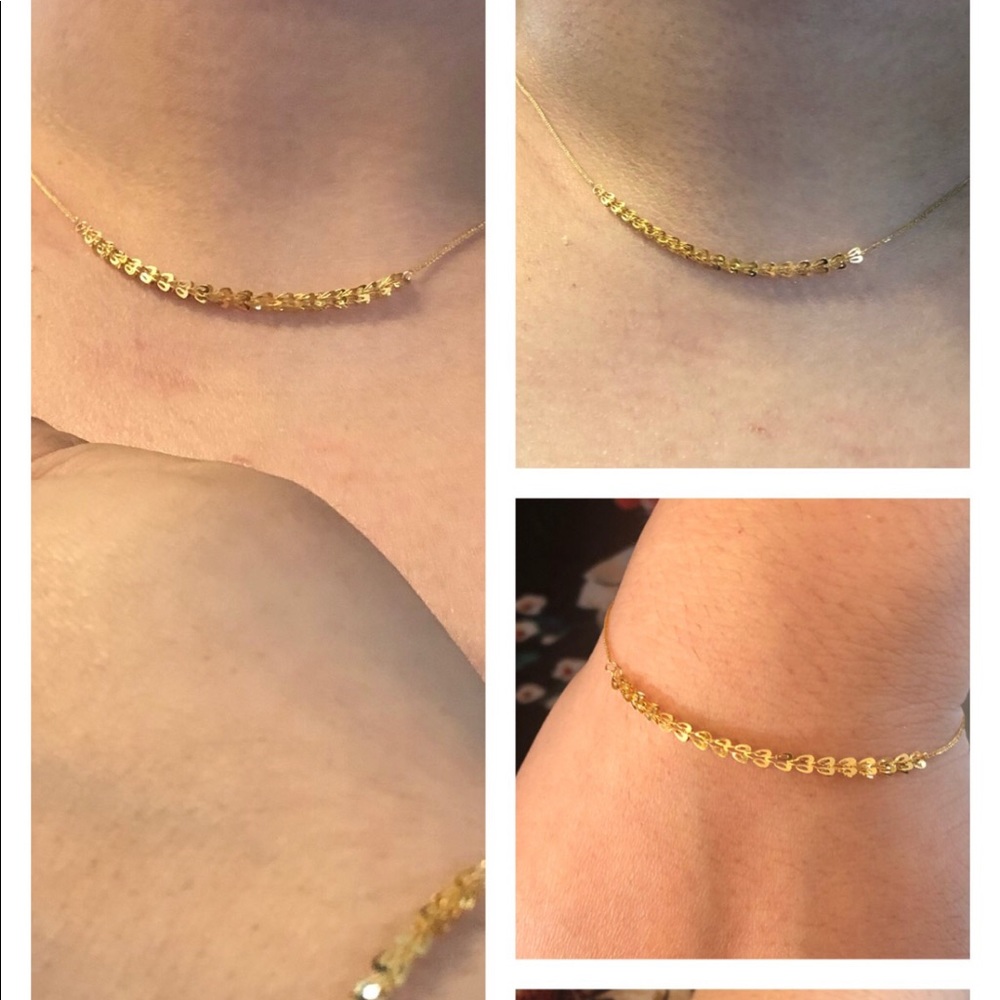 ❌SOLD❌🌸REAL 18K Saudi Gold Necklace & Bracelet Set🌸 - Picture 10 of 12